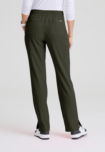 Skechers by Barco Women's 6-Pocket STRETCH Tapered Leg Cargo Scrub Pants #SKP623