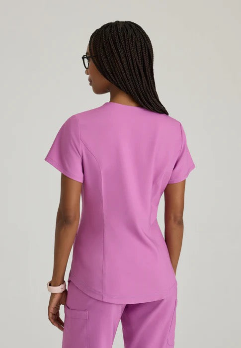Grey's Anatomy Sway Women's 1-Pocket Tuck In V-Neck Scrub Top #GSST181