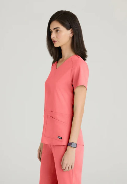 Barco Grey's Anatomy Spandex Stretch Emma Top #GRST011