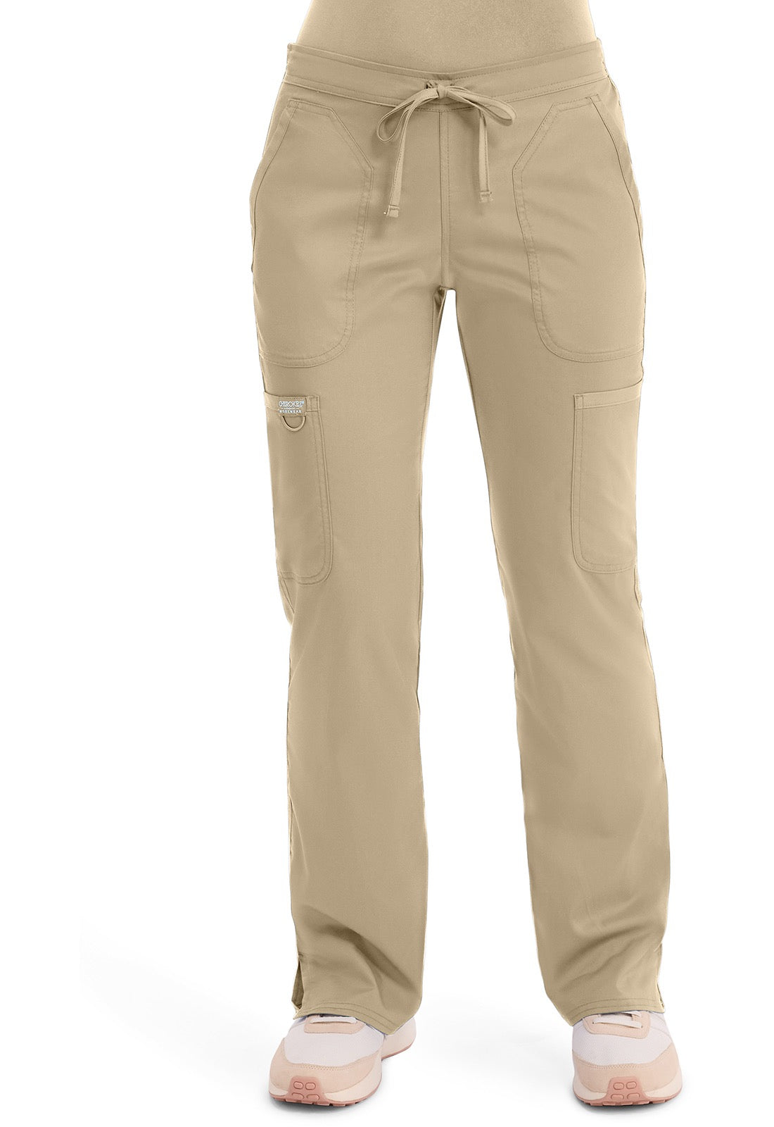 Petite Revolution Mid Rise Moderate Flare Drawstring Pant #WW120P