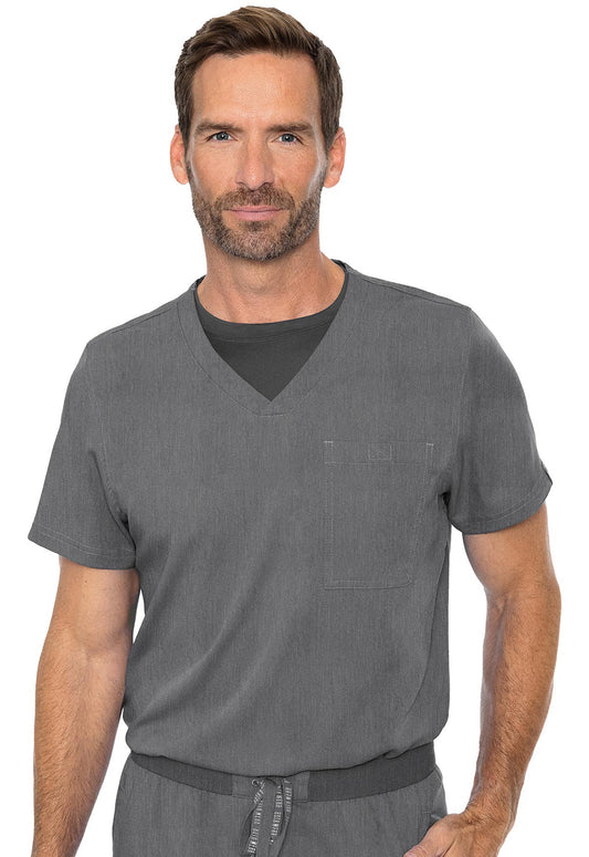 Rothwear Men's Cadence One Pocket Scrub Top #7478