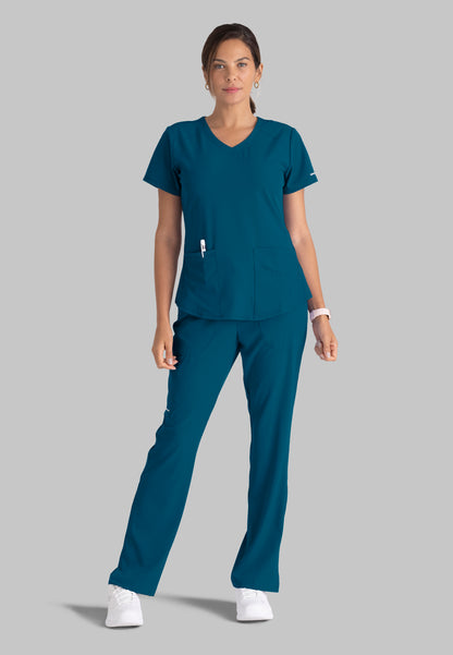 Skechers Reliance Women's Cargo Scrub Pant with Drawstring Elastic Waistband #SK201