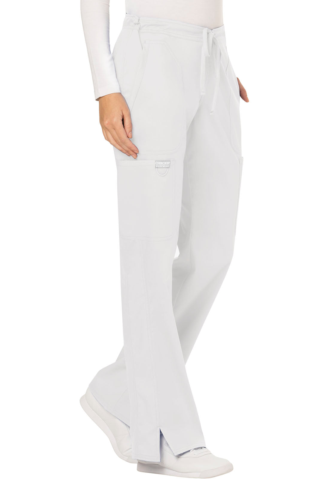 Petite Revolution Mid Rise Moderate Flare Drawstring Pant #WW120P