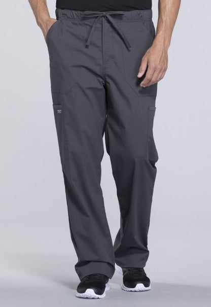Cherokee Professionals Men's Tapered Leg Drawstring Cargo Pant #WW190