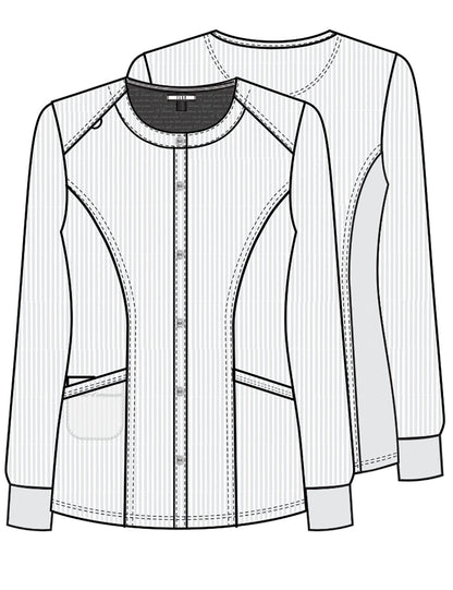 Snap Front Warm-up Jacket | EL300