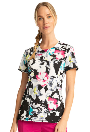 Infinity Round Neck Top in Feeling Floral #CK609