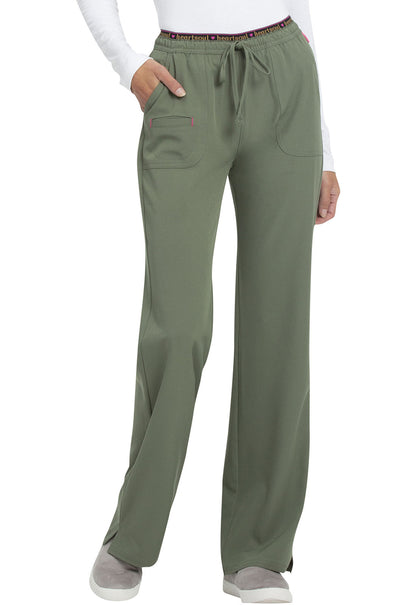 HeartSoul Low Rise Flare Leg Elastic Waist Scrub Pants  #20110