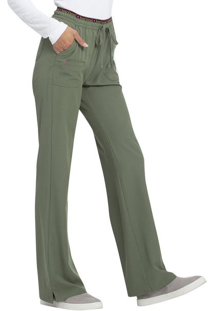 HeartSoul Low Rise Flare Leg Elastic Waist Scrub Pants  #20110