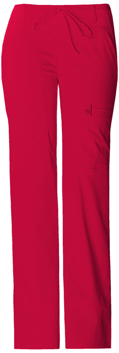 Cherokee Luxe Women's Low Rise Flare Leg Cargo Scrub Pants #21100