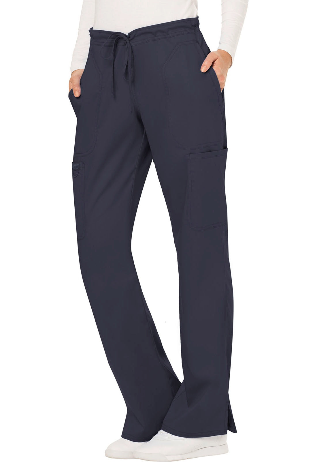 Petite Revolution Mid Rise Moderate Flare Drawstring Pant #WW120P