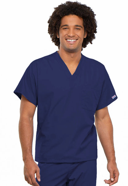 Cherokee WorkWear Unisex V-Neck Tunic Scrub Top #4777
