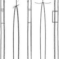 Mid Rise Straight Leg Drawstring Pant  | DK130