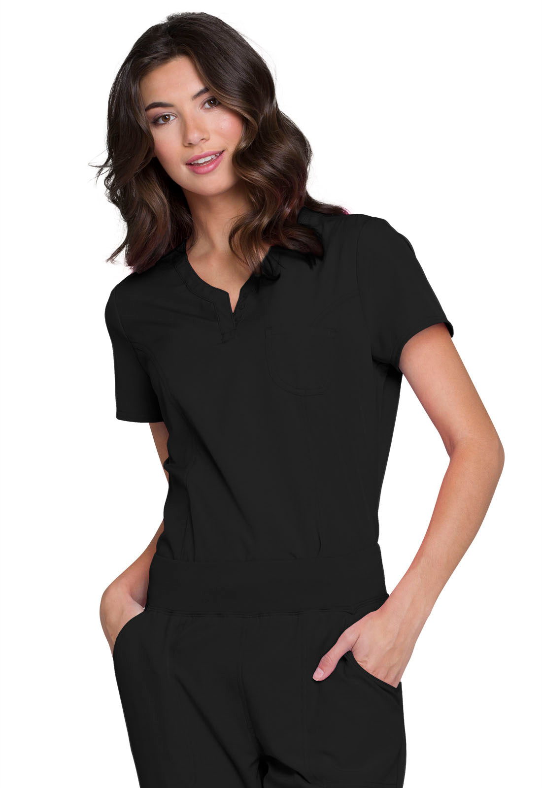 HeartSoul Tuckable V-Neck Top  #HS710