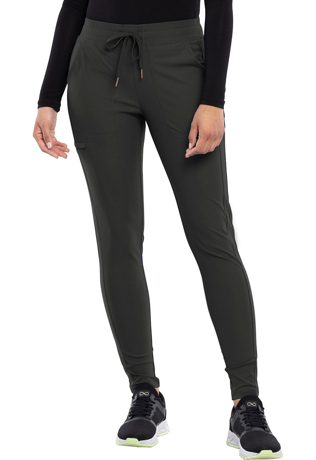 Cherokee FORM Mid Rise Tapered Leg Drawstring Pant #CK095