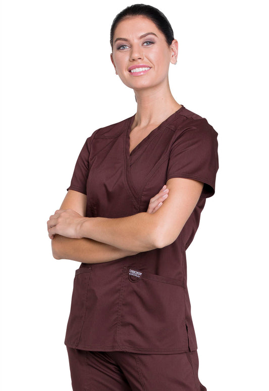 Cherokee Revolution Women's Mock Wrap Top *WW610