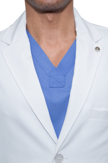 Healing Hands Logan Men's Lab Coat Six Pocket Mid-Length #HH5100