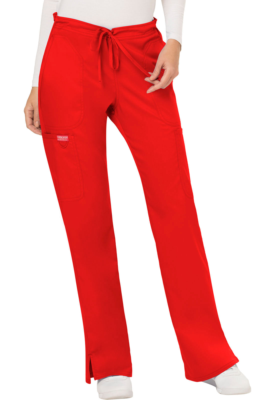 Petite Revolution Mid Rise Moderate Flare Drawstring Pant #WW120P