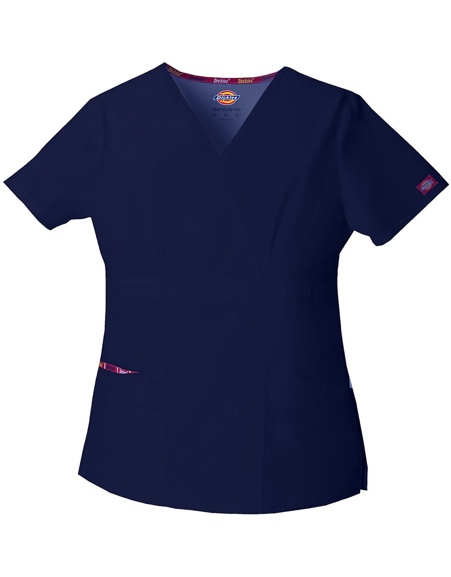 Women's EDS Signature Mock Wrap Scrub Top #86806