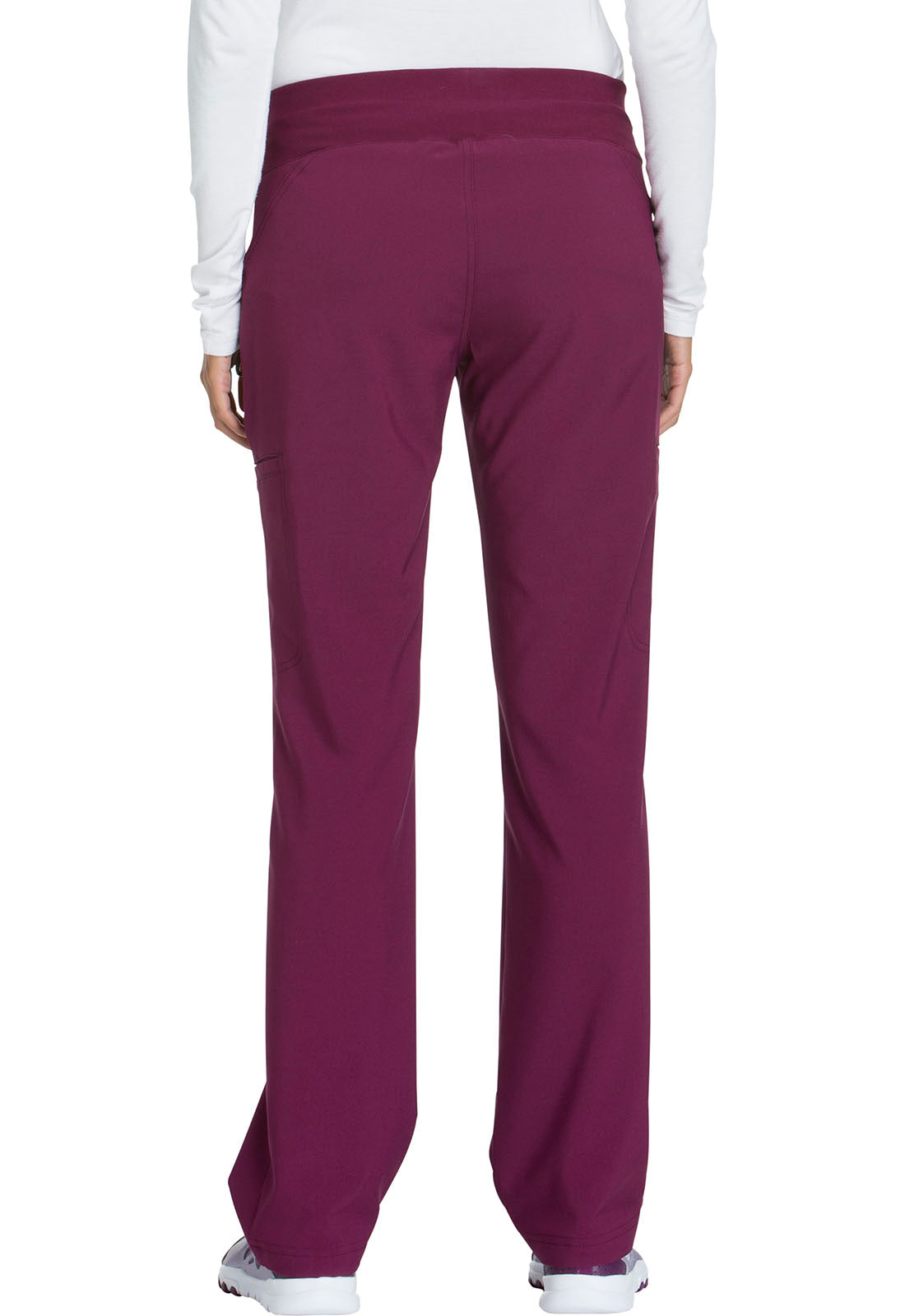 Cherokee iFlex Women's Mid Rise Straight Leg Pants #CK002 Petite