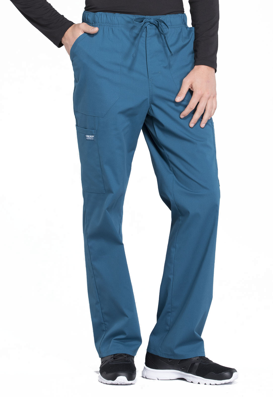 Cherokee Professionals Men's Tapered Leg Drawstring Cargo Pant #WW190