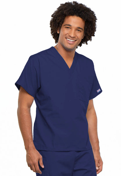 Cherokee WorkWear Unisex V-Neck Tunic Scrub Top #4777