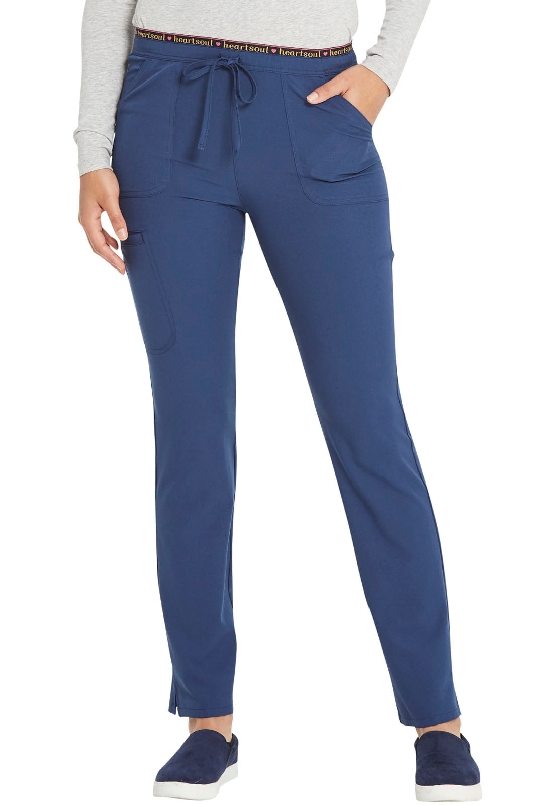 HeartSoul Mid Rise Tapered Leg Drawstring Pant #HS185