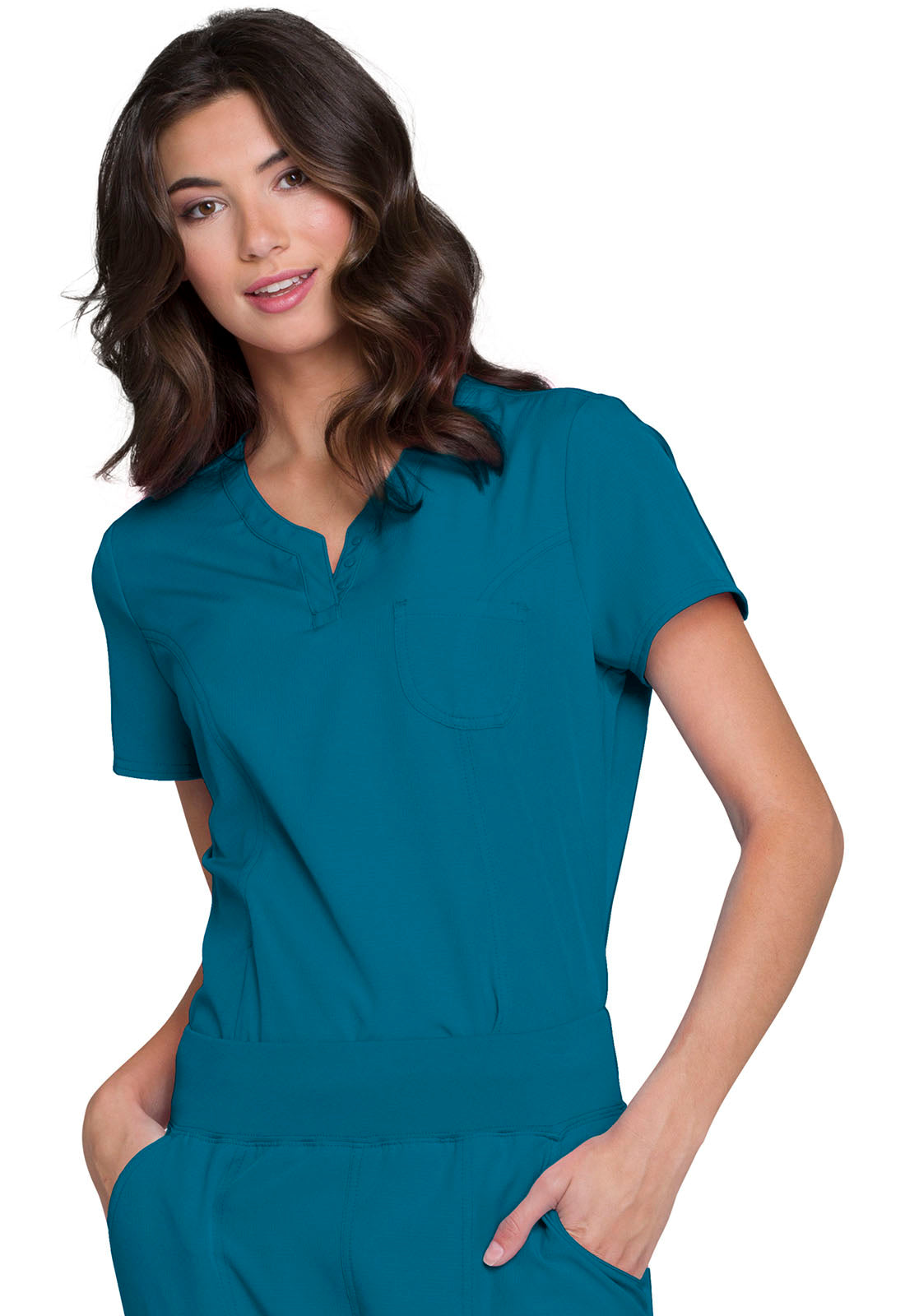 HeartSoul Tuckable V-Neck Top  #HS710