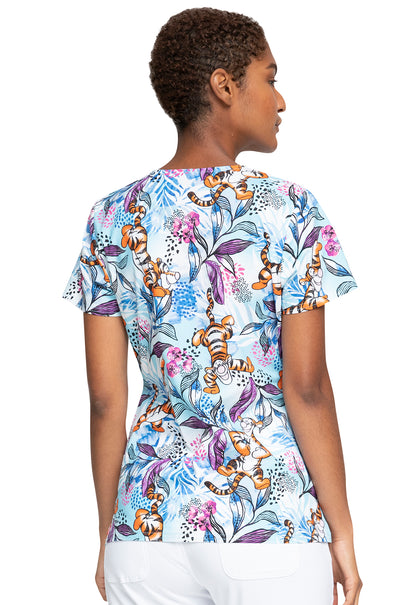 Tooniforms V-Neck Print Top | TF737