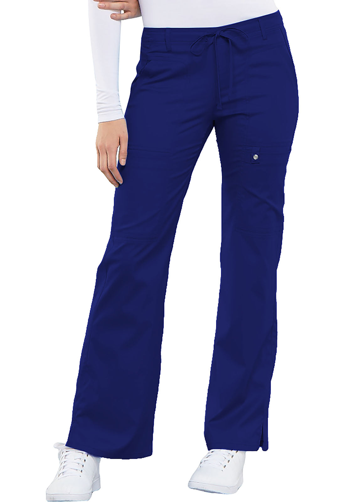 Cherokee Luxe Women's Low Rise Flare Leg Cargo Scrub Pants #21100