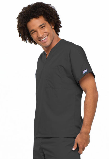 Cherokee WorkWear Unisex V-Neck Tunic Scrub Top #4777