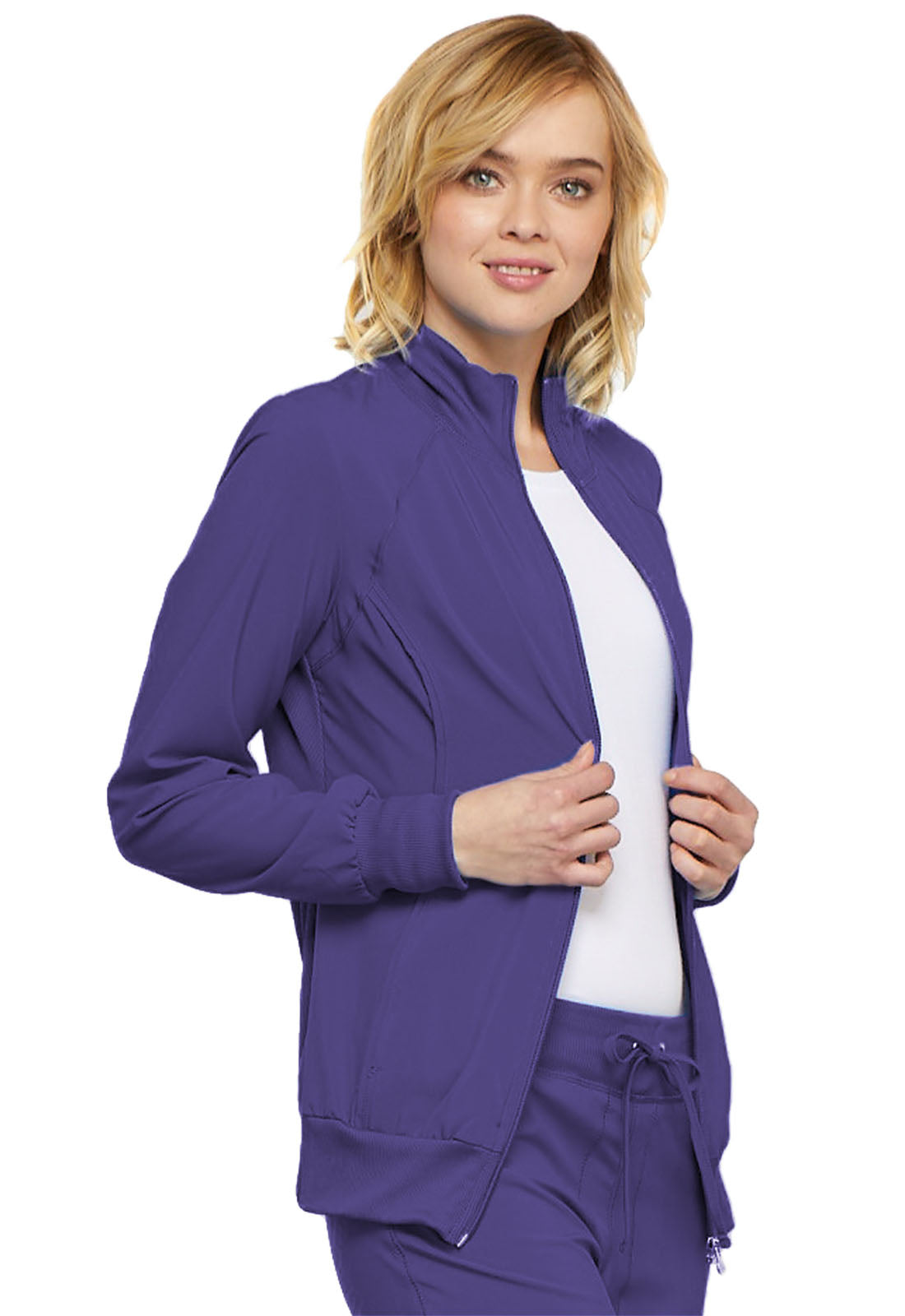 Infinity Women's Zip Front Warm-Up Jacket #2391A – New Waves Scrubs