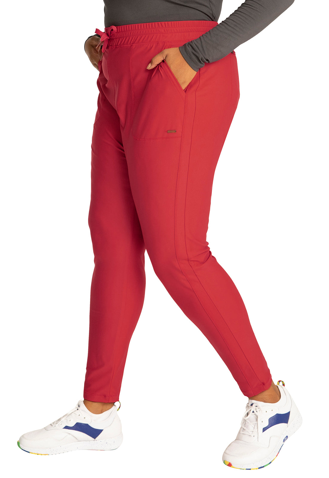 Cherokee FORM Mid Rise Tapered Leg Drawstring Pant #CK095