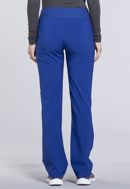 Cherokee iFlex Women's Mid Rise Straight Leg Pants #CK002 Petite