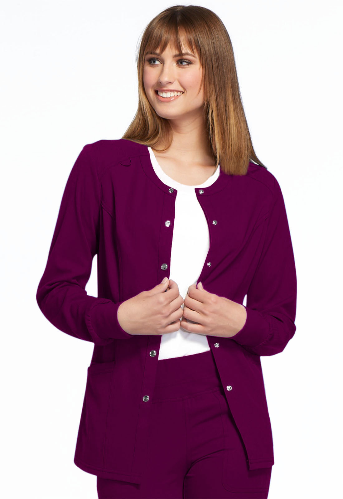 Snap Front Warm-up Jacket | EL300