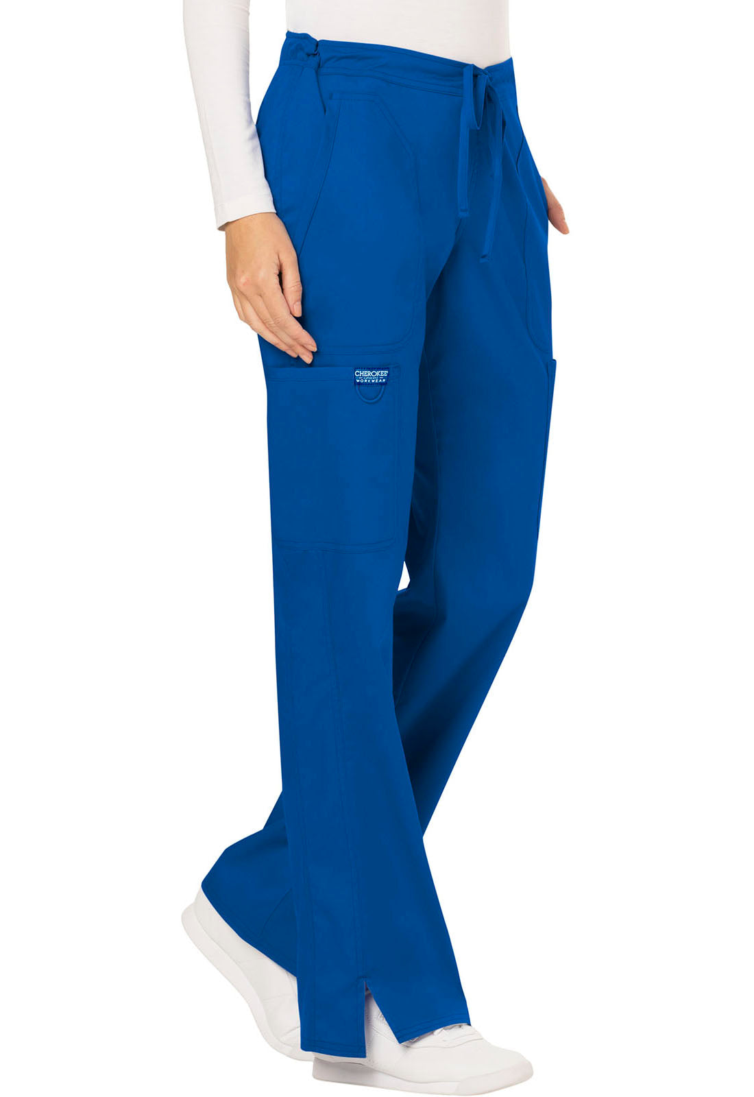 Petite Revolution Mid Rise Moderate Flare Drawstring Pant #WW120P