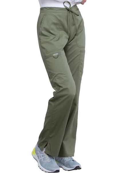 Petite Revolution Mid Rise Moderate Flare Drawstring Pant #WW120P