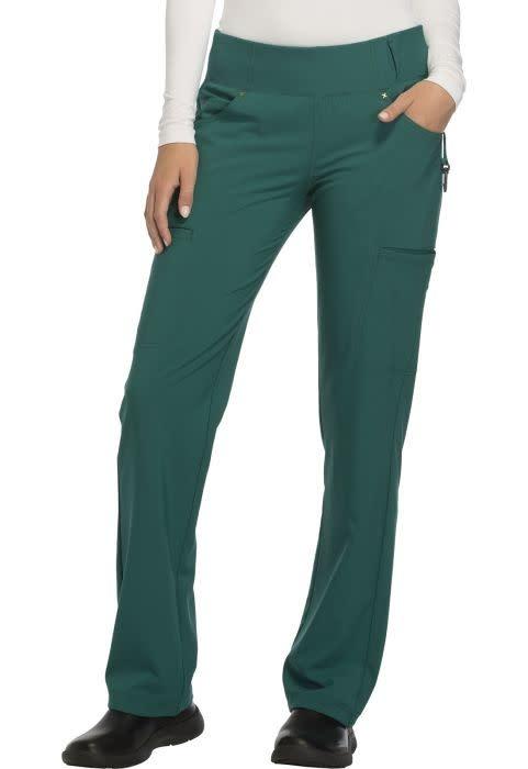 Cherokee iFlex Women's Mid Rise Straight Leg Pants #CK002 Petite
