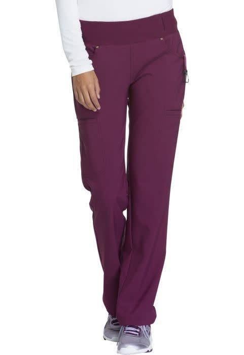 Cherokee iFlex Women's Mid Rise Straight Leg Pants #CK002 Petite