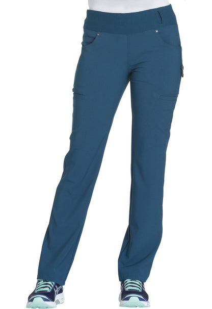 Cherokee iFlex Women's Mid Rise Straight Leg Pants #CK002 Petite