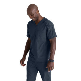 Men's Spandex Stretch V-Neck Top | GRST079