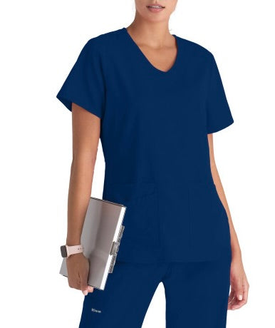 Barco Grey's Anatomy Spandex Stretch Emma Top #GRST011 – New Waves Scrubs